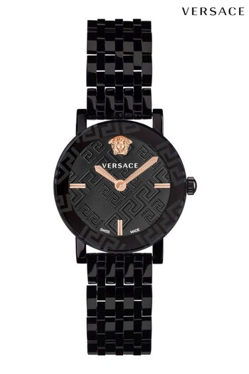 Versace Ladies Greca Glass Watch (C31837) | £950