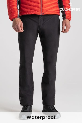 Craghoppers Black Kiwi Pro Waterproof Trousers kurt (C31930) | £85