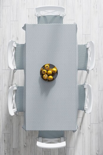 Le Chateau Textiles Grey Dandelion Wipe Clean Tablecloth (C32139) | £24 - £36
