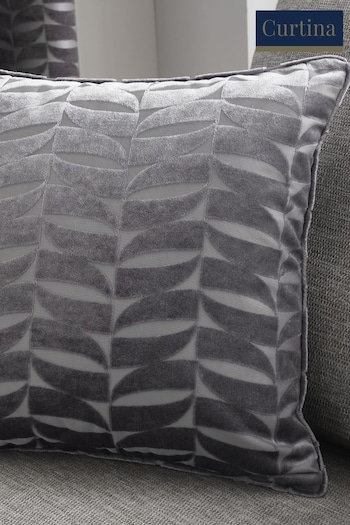 Curtina Grey Kendal Cushion (C32152) | £16