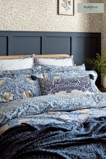 Morris & Co Blue Pimpernel Pillowcase (C32225) | £24