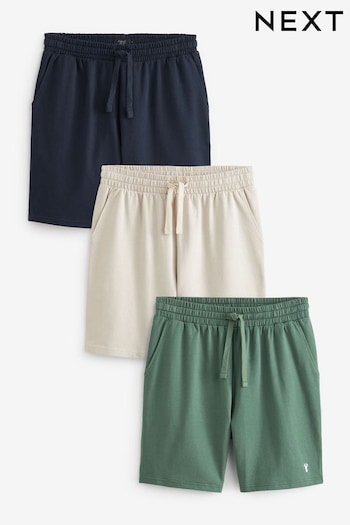 Blue/Stone/Green Lightweight Shorts 3 Pack (C32348) | £39