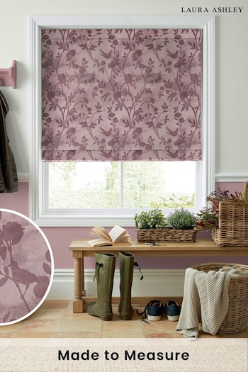 Laura Ashley Purple Eglantine Made To Measure Roman Blinds (C32471) | £84