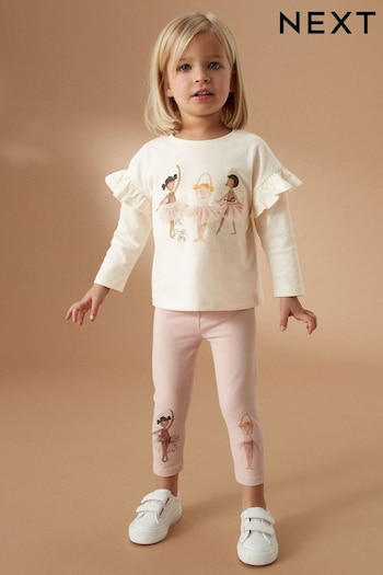 Oatmeal Top and Unlimited Legging Set (3mths-7yrs) (C32610) | £14 - £18