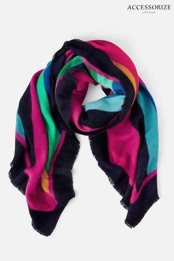 Accessorize Pink Rainbow Blanket Scarf (C32998) | £22
