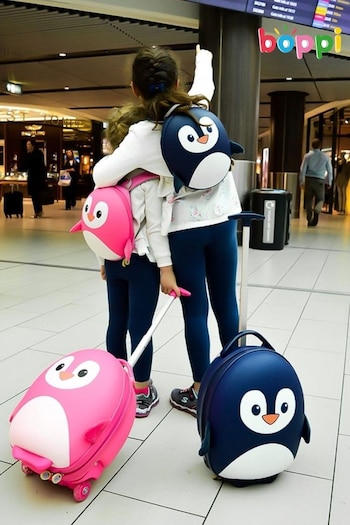 boppi Tiny Trekker Pink Penguin Carry On Lightweight Suitcase (C33280) | £45