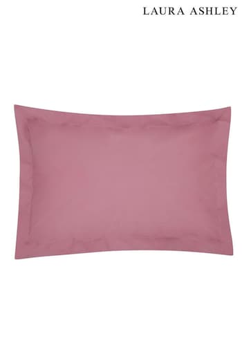 Laura Ashley Set of 2 Mulberry 100% Cotton Pillowcases (C33469) | £18