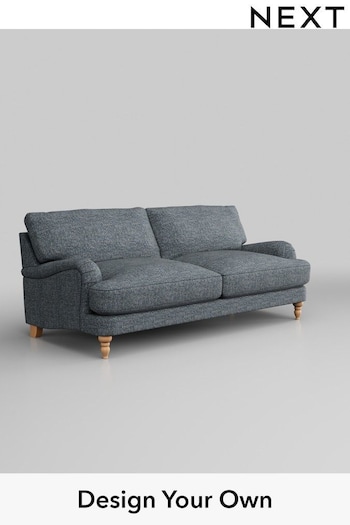 Chunky Boucle Easy Clean/Dark Blue Avery Luxe Relaxed Sit (C33475) | £499 - £1,550