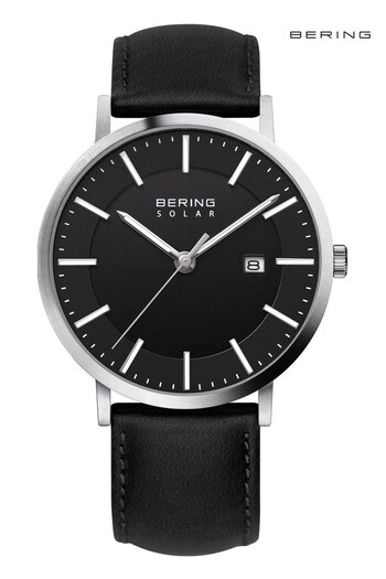 Bering Gents Solar Black Watch (C33798) | £199
