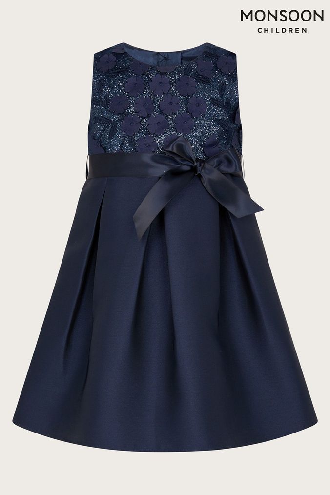 Buy Girls Dresses Monsoon Blue Lace Online Next UK