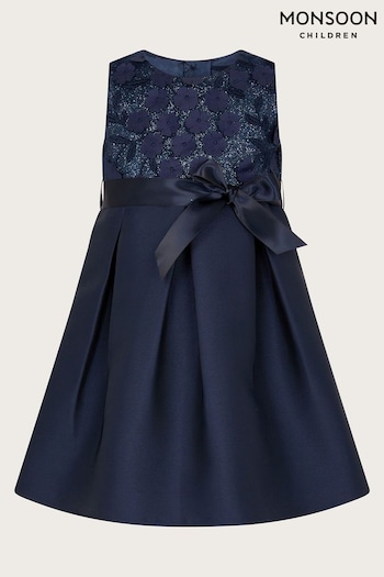 Monsoon Baby Blue Anika High Low Bridesmaid Dress (C33822) | £46 - £51
