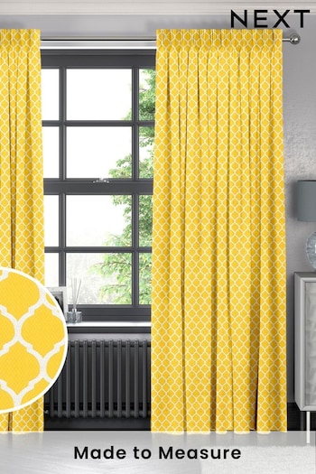 Yellow Haines Made To Measure Curtains (C33935) | £100