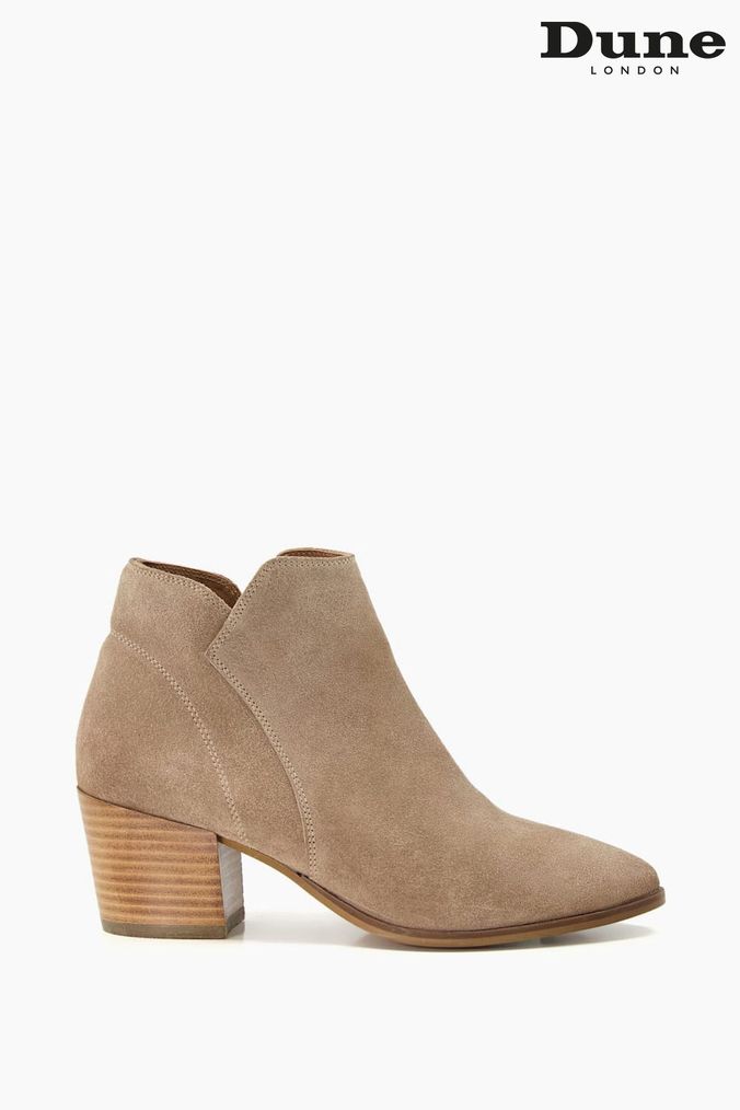 Dune London Parlor Cropped Western Ankle Boots (C34216) | £130