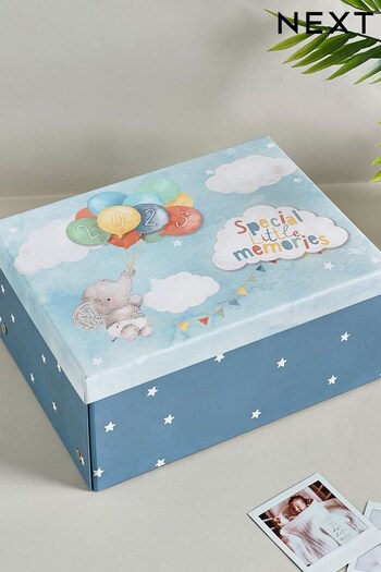 Blue Boy Born in 2023 Keepsafe Baby Gift Box (C34273) | £8