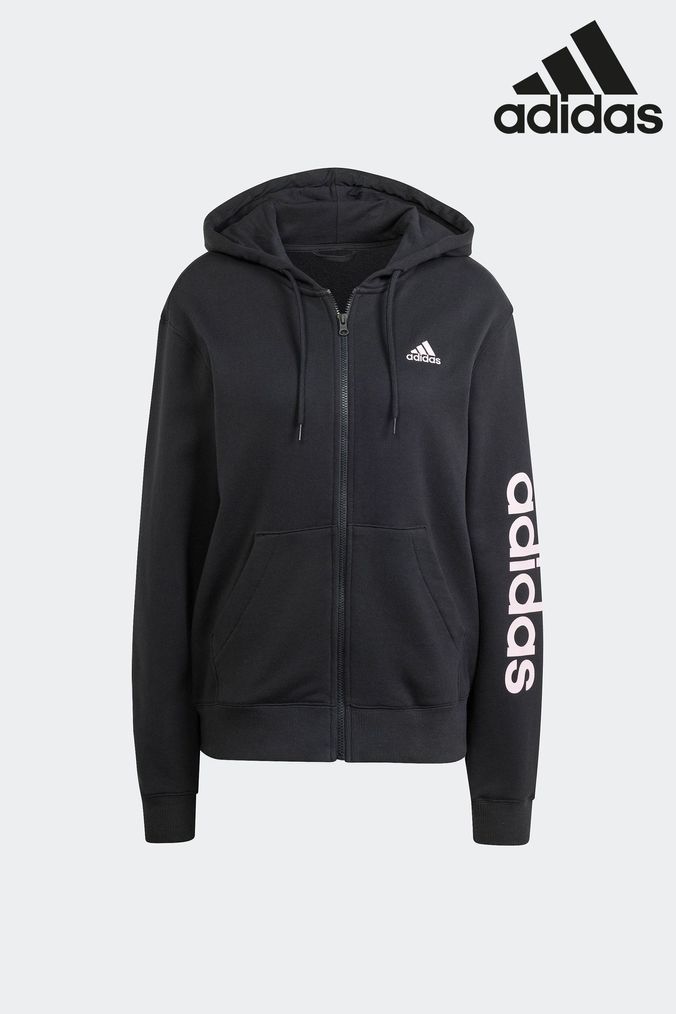 Adidas zip up hoodie womens top