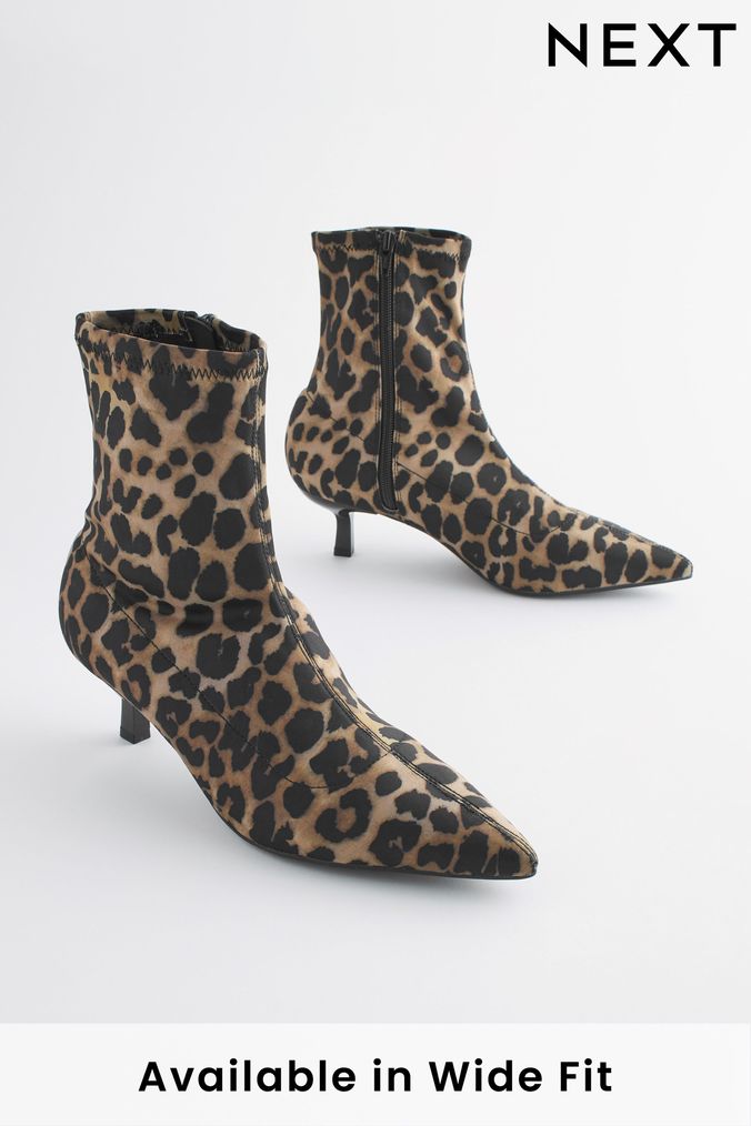 Leopard print sales boots uk