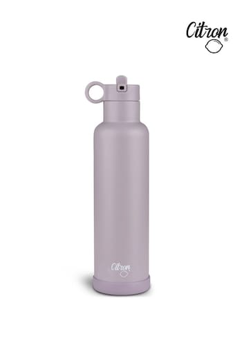 Citron Insulated Water Bottle with Extra Lid 750ml Purple (C34447) | £29