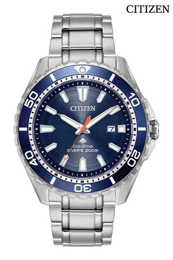 Citizen Gents Silver Tone Eco-Drive Divers Dive Watch (C34620) | £319