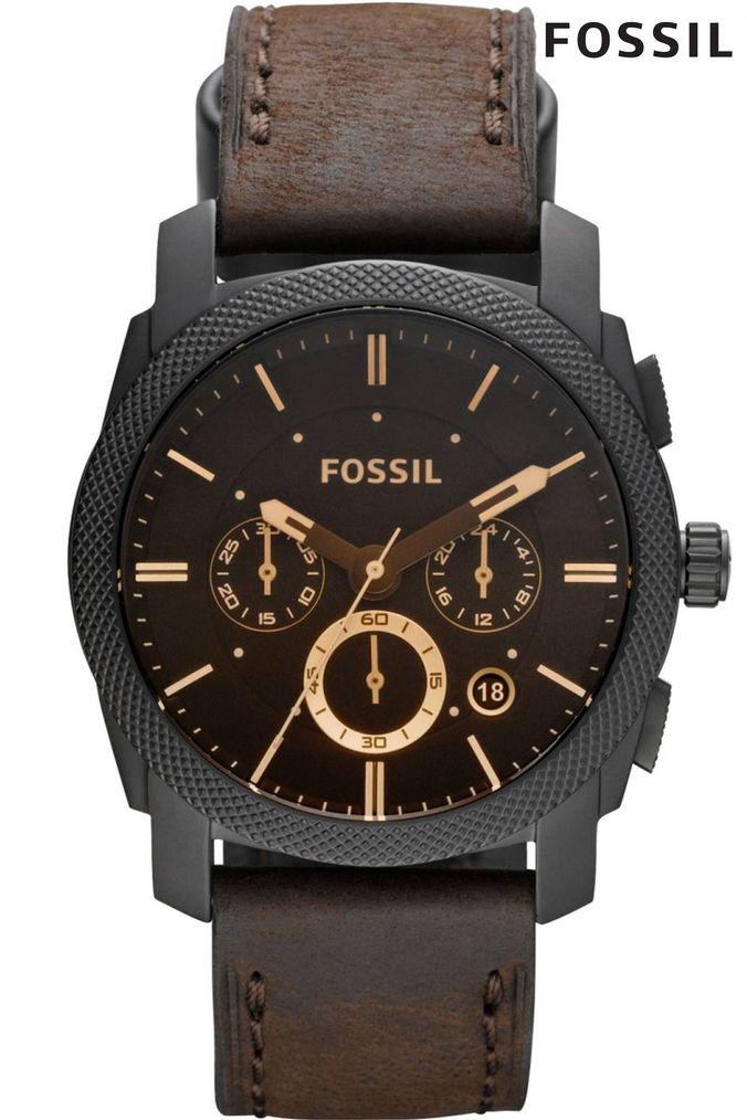 Matte black outlet fossil men's watch