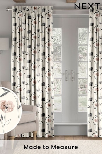 Pink Hetty Made To Measure Curtains (C34780) | £61