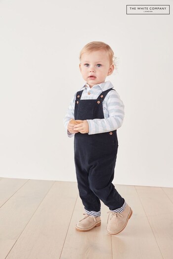The White Company Blue Cord Dungarees (C34820) | £28 - £30