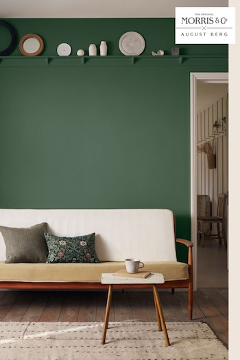 Morris & Co. Tump Green Matt Emulsion 60ml Tester Paint (C34839) | £5