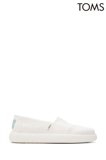 TOMS White Alpargata Mallow Shoes Couture (C34999) | £27