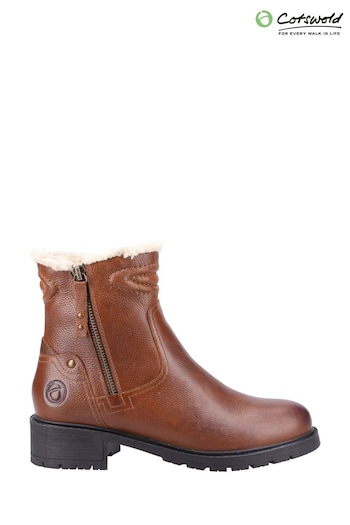 Cotswold Gloucester Brown Fleece Lined Boots (C35366) | £87