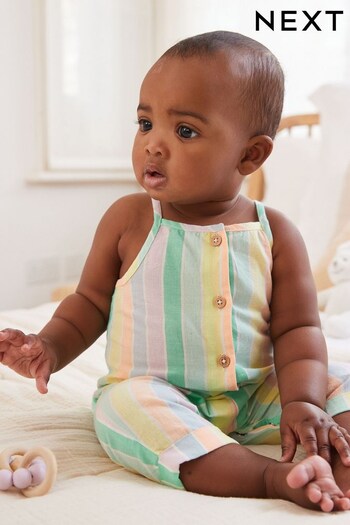 Multi Pastel Baby Jumpsuit (0mths-2yrs) (C35461) | £14 - £16