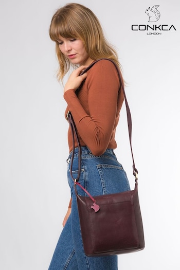 Conkca Yasmin Leather Cross-Body Bag (C35643) | £59