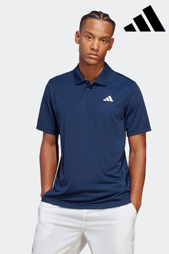 adidas Blue Performance Club Tennis Polo Shirt (C35744) | £35