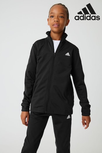 adidas Black Sportswear Essentials Big Logo Tracksuit (C35746) | £35
