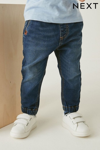 Dark Wash Regular Fit Jogger Jeans With Comfort Stretch (3mths-7yrs) (C35833) | £11 - £13