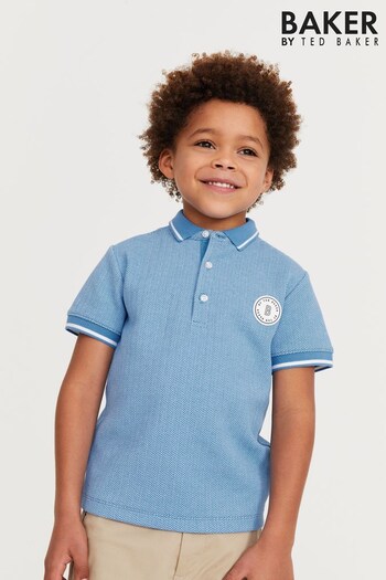 Baker by Ted Baker Blue Polo Shirt (C35987) | £30 - £36
