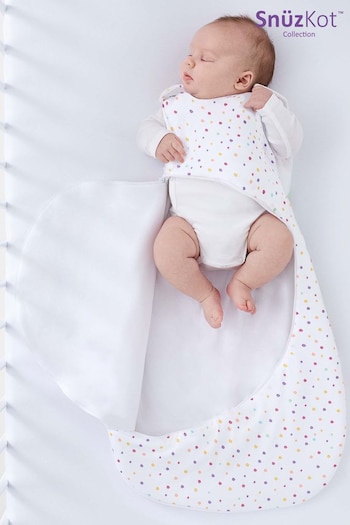 Snuz White Baby 2.5 Tog Multi Spot Sleep Bag (C36405) | £30