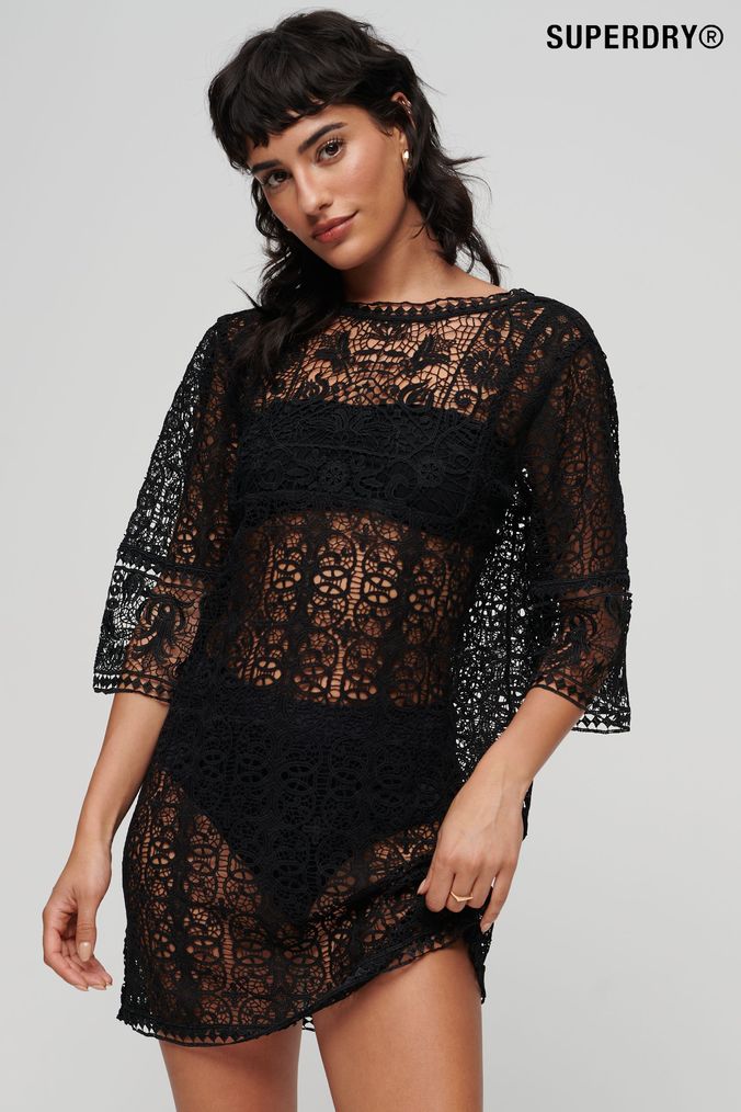 Buy Women s Cover Ups Lace Swimwear Online Next UK