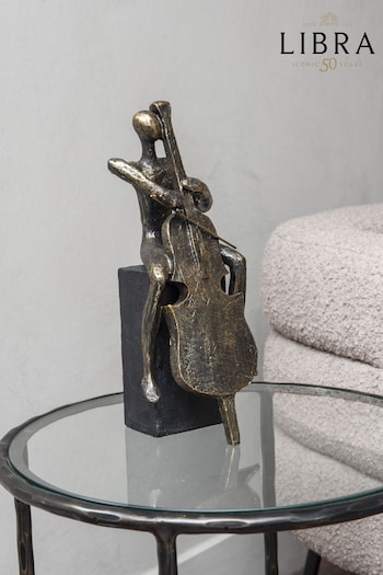 Libra Bronze Jackie Cellist Textured Sculpture (C36736) | £85