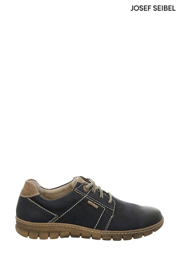 Josef Seibel Blue Steffi 59 Waterproof Lace Up Shoes heel (C36881) | £90
