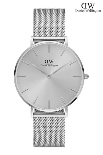 Daniel Wellington Ladies PETITE UNITONE Silver Toned Watch (C36897) | £179