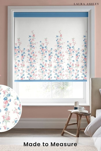 Laura Ashley Pink Charlotte Made To Measure Roller Blind (C36962) | £58