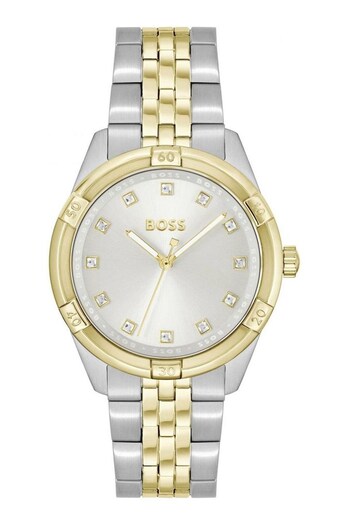 BOSS Silver Tone Tone Ladies Rhea Sport Lux Watch (C37086) | £249