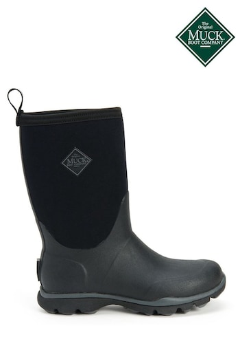 Muck Boots Pegasus Arctic Excursion Short Black Wellies (C37151) | £120