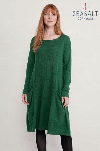 Seasalt Cornwall Green Heartfelt Dress (C37448) | £75