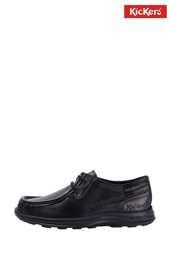 Kickers Reasan Moc Black Shoes (C37452) | £60