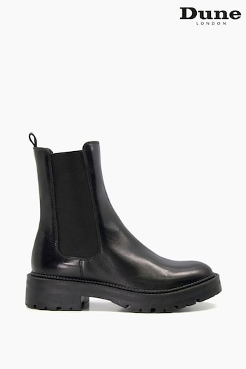 Dune London Picture Cleated Chelsea Boots (C37559) | £160