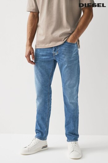 Diesel Straight Fit Mid Blue Denim Larkee Beex Jeans (C37614) | £130