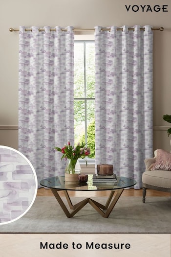 Voyage Berry Purple Salinas Made to Measure Curtains (C37723) | £109