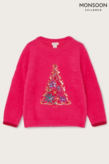 Monsoon Christmas Tree Knitted Jumper (C37759) | £32 - £37