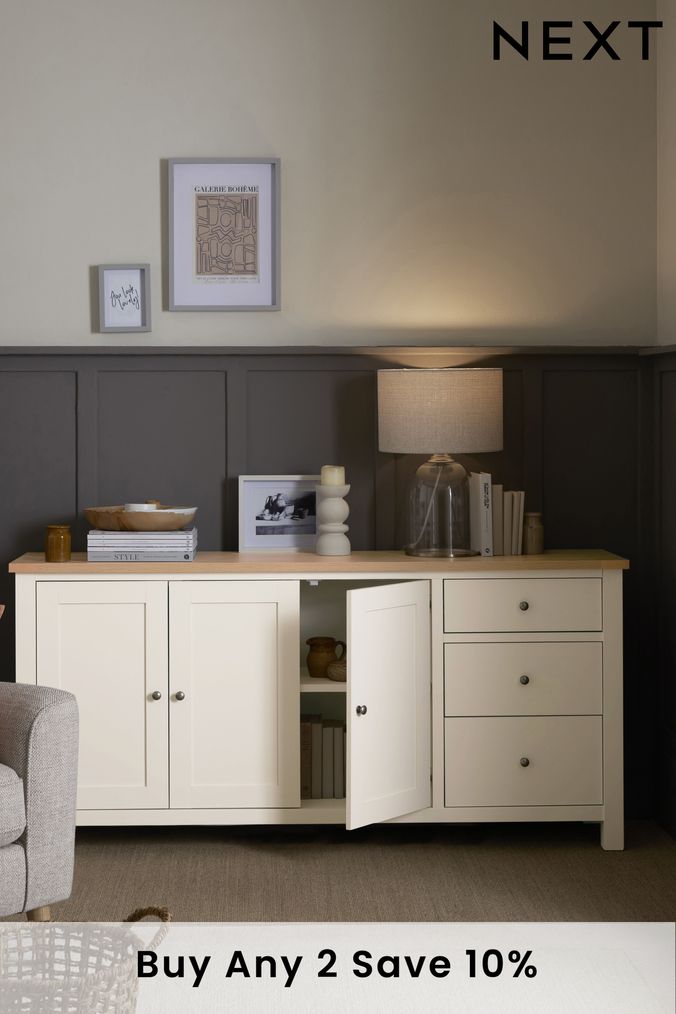 Next on sale cream sideboard