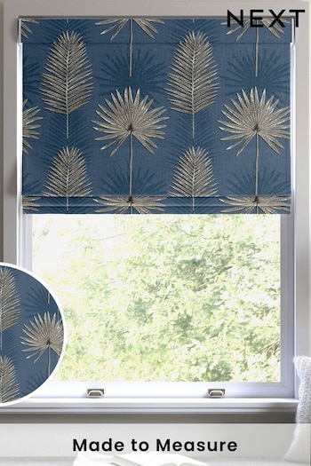 Ink Blue Sellus Made To Measure Roman Blind (C38000) | £52